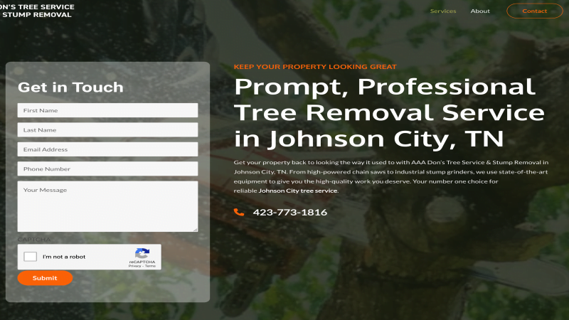 AAA Don’s Tree Service & Stump Removal