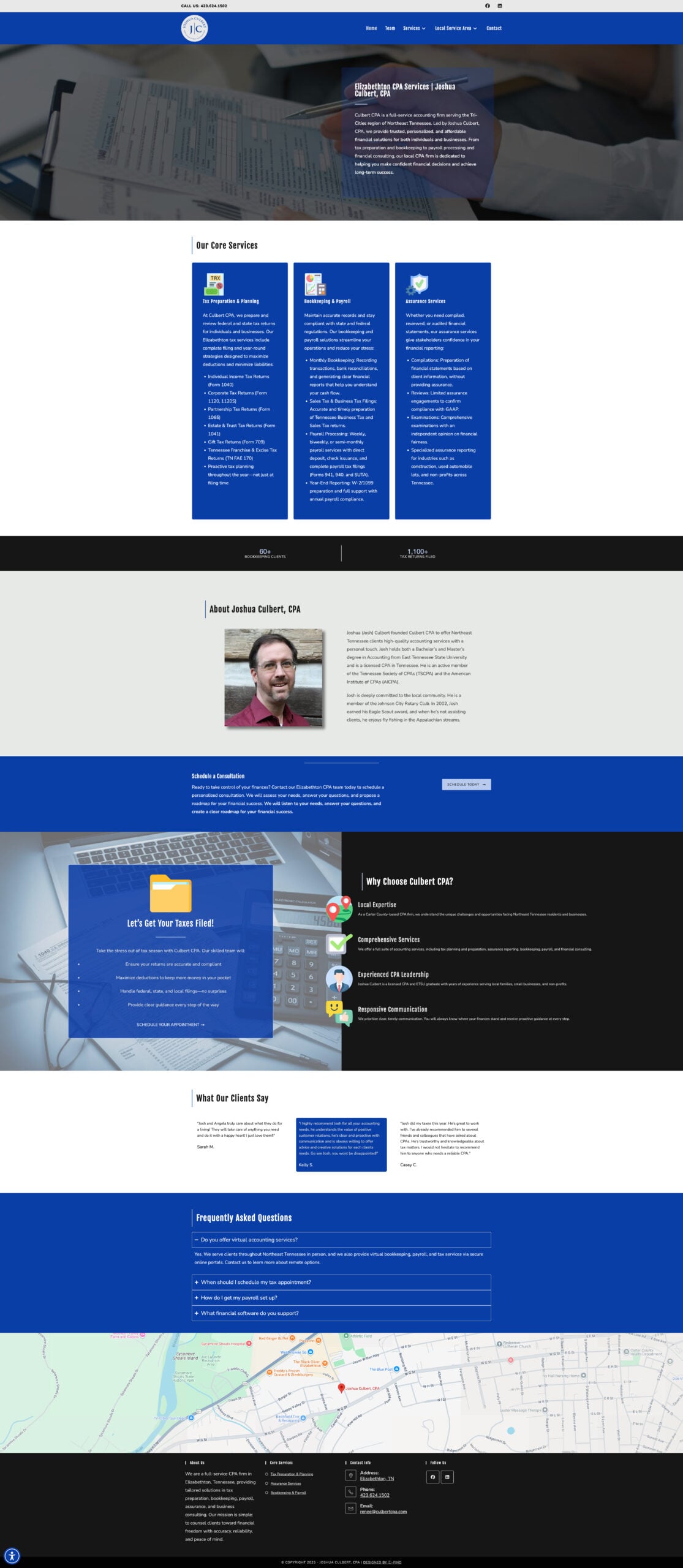Culbert CPA New Website